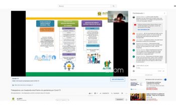 Mas de 100 personas, entre ellas pacientes renales, familiares, y allegados participaron en el «II Webinar Trabajadora/es trasplantada/os frente al COVID19»