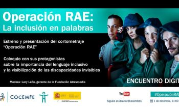 COCEMFE presenta ‘Operación RAE’, un cortometraje sobre lenguaje inclusivo
