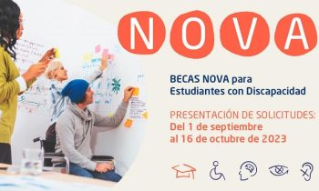 IV Convocatoria de Becas NOVA para estudiantes con discapacidad