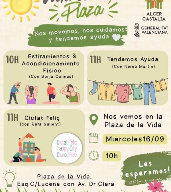 Alcer Castalia llena de salud y solidaridad la plaza de la Vida