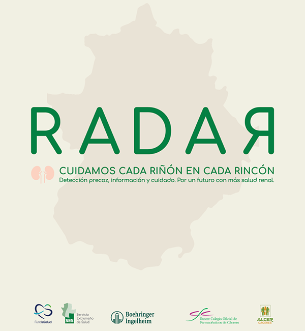 Las farmacias de Extremadura vuelven a ofrecer pruebas de cribado de enfermedad renal crónica dentro del Proyecto RADAR