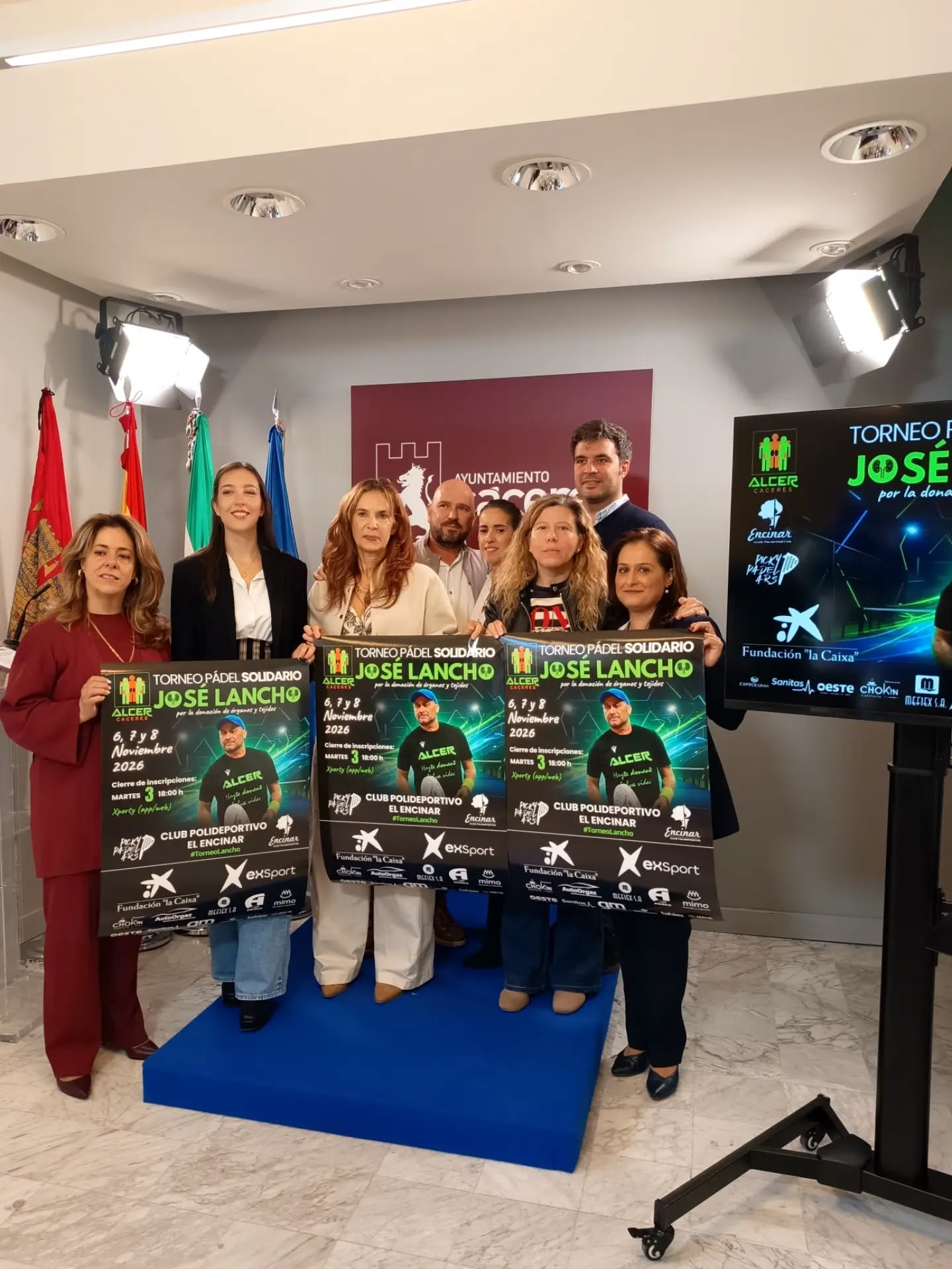 El Ayuntamiento colabora con ALCER en su Torneo de Pádel Solidario José Lancho para la donación de órganos y tejidos