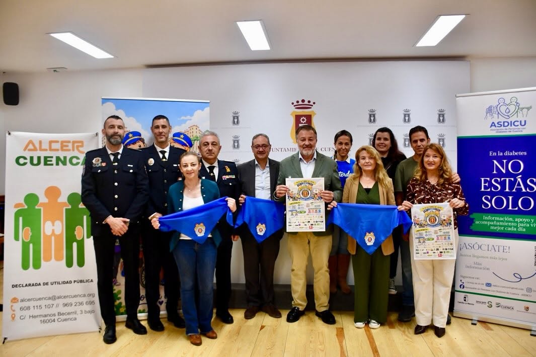 La Policía Local se vuelca con ALCER y ASDICU en su I Marcha Solidaria